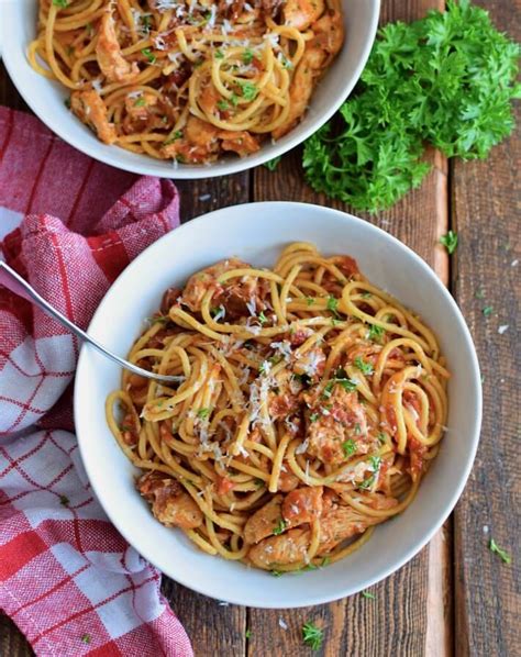 Como Hacer Pasta Con Pollo En Salsa Roja Noticias De Pollo