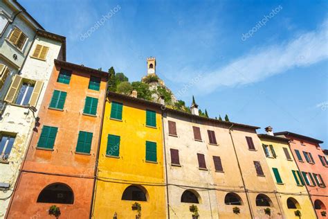 Brisighella Historic Clock Tower And Houses In Old Town This S