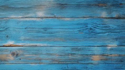 Vintage Blue Wood Background With Painted Wooden Wall Texture Wood