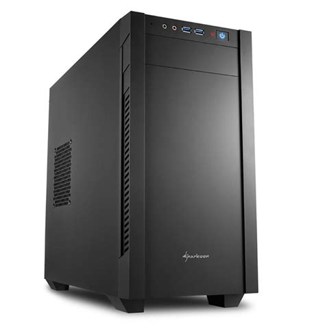 Sharkoon S1000 Midi PC Kabinet Micro ATX Mini ITX 525 DKK