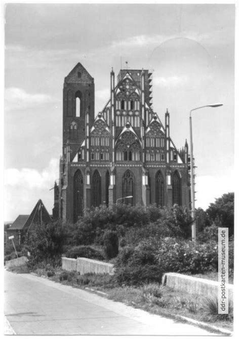 Marienkirche St Marien 1978 Ddr Postkarten Museum