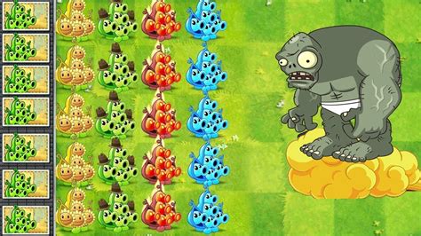 Plants Vs Zombies 2 All Pea Pod Vs Zomboss Fight YouTube