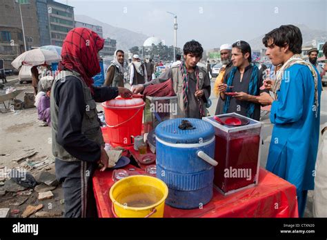 Bazaar In Downtown Kabul Afghanistan Stock Photo Alamy