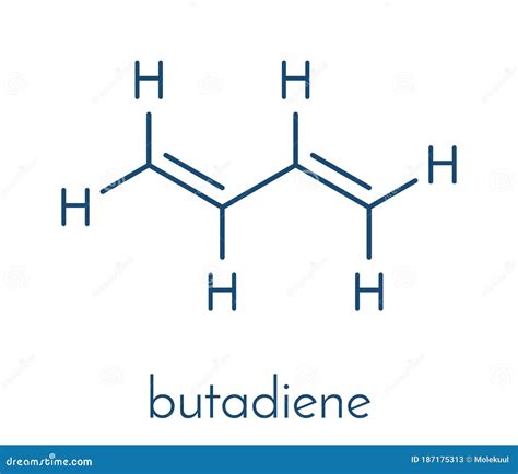 Butadiene 1,3-butadiene Synthetic Rubber Building Block Molecule. Used in Synthesis of ...