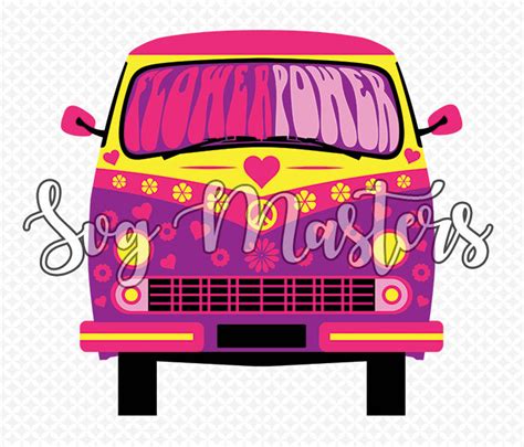 Hippie Van Svg