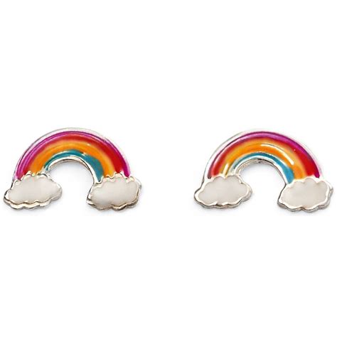 Boucle D Oreille Arc En Ciel En Argent Mon Bijou Maty