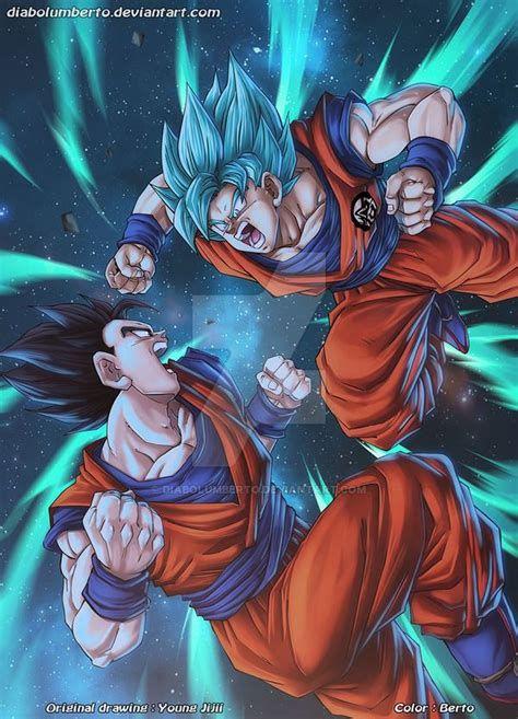 Gohan Vs Goku by diabolumberto Dragon Ball Gt, Goku Dragon, Manga ...