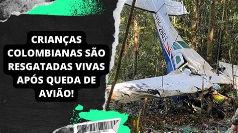 Crianças colombianas que sobreviveram à queda de avião são resgatadas