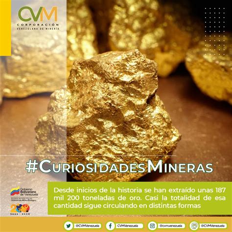 Corporación Venezolana de Minería on Twitter CuriosidadesMineras