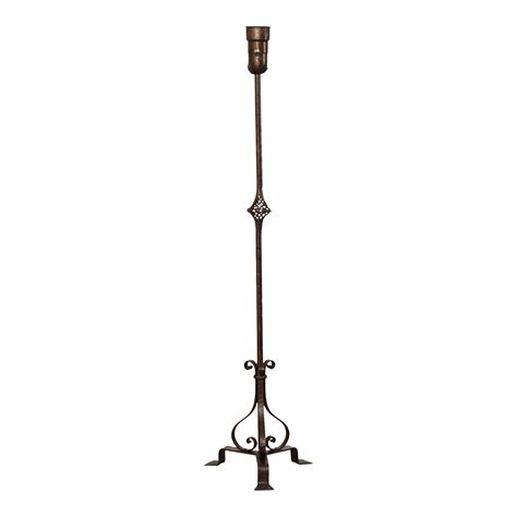 Gothic Style Wrought Iron Torchiere Floor Lamp Chairish