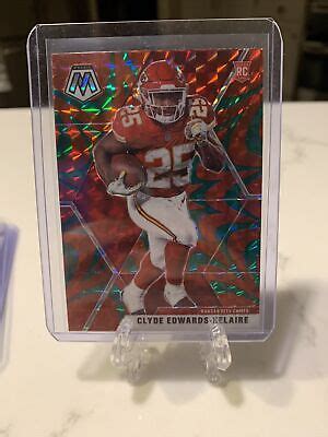 Clyde Edwards Helaire Mosaic Red Green Reactive Prizm Rc Ebay