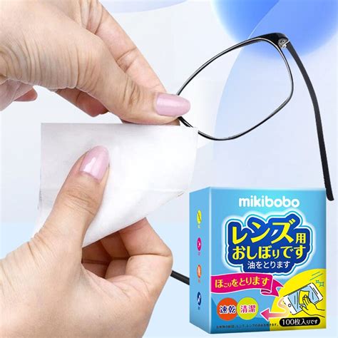 Antifogging Glasses Wipe Wet Tissue 100pcs Box Disposable Anti Fog Paper Wipes Professional Lens