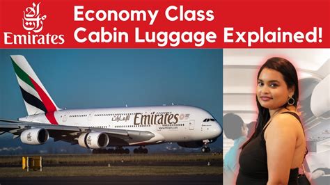 Emirates Economy Class Cabin Baggage Rules 2023 Luggage Size Weight