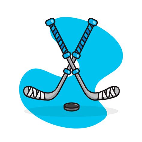 Hockey Sticks Crossed Royalty Free Stock Vector Images And Clip Art