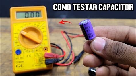 Como Testar Capacitor Multímetro Digital Passo a Passo YouTube