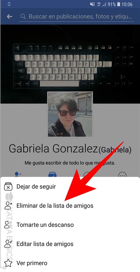 Cómo eliminar un contacto en Facebook Messenger