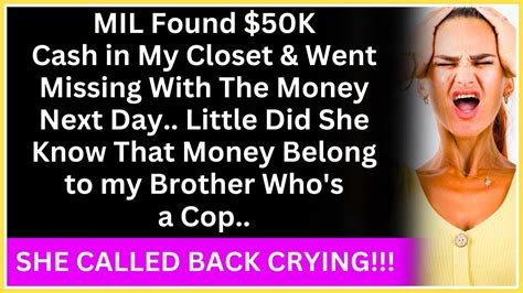 Mil Found 50k Cash In My Closet And Went Missing With The Money Next Day