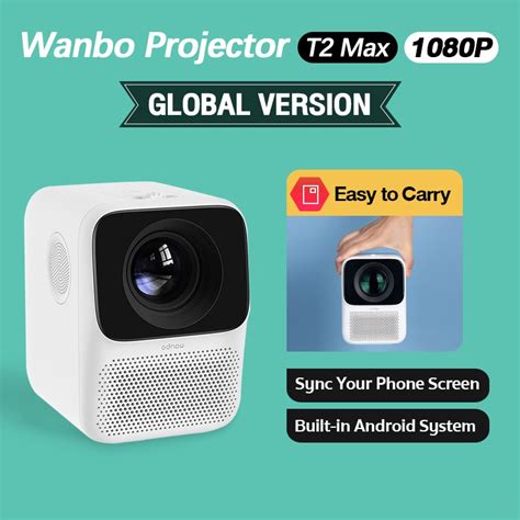 Jual Wanbo T2 Max Smart Projector 1080p 4K Andorid Proyektor Wanbo