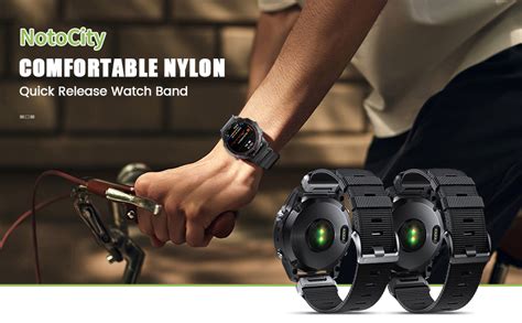 NotoCity Nylon Armband für Garmin Fenix 5S Fenix 6S Fenix 7S 20mm