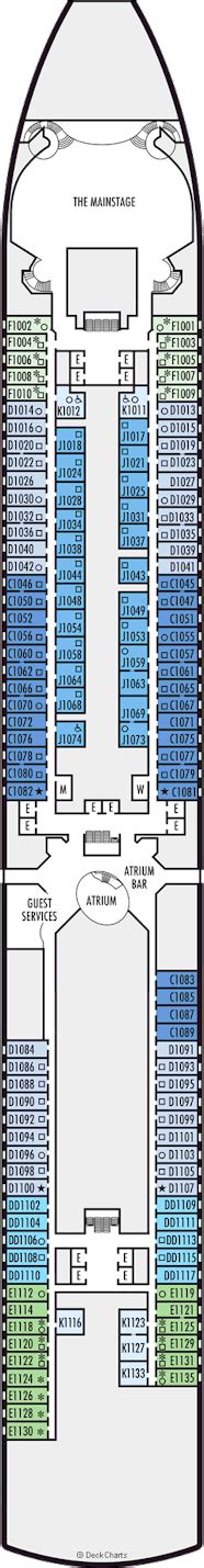 Holland America Eurodam Deck Plans: Ship Layout, Staterooms & Map - Cruise Critic