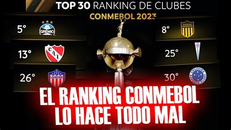 El Ranking Conmebol Es Peor Que El Ranking Fifa Top