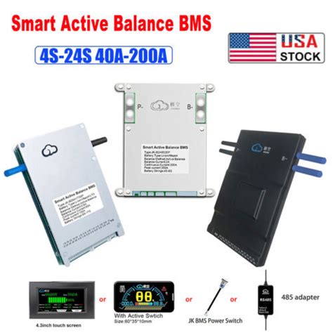 Jk S S A A Lifepo Li Ion Smart Bms W Active Balance Bt Rs