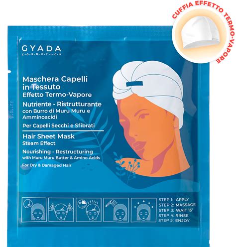 Gyada Cosmetics Maschera Capelli In Tessuto Nutriente E Ristrutturante