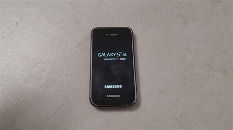 Samsung Galaxy S 4G T Mobile Startup Shutdown YouTube