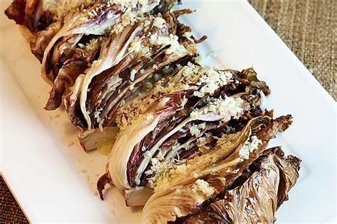 Roasted Radicchio With Lemon Vinaigrette And Breadcrumbs First Look