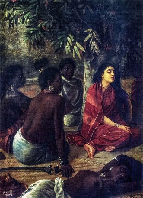 Am Ir 026—sita In Ashok Vatika—raja Ravi Varma Artsymouse