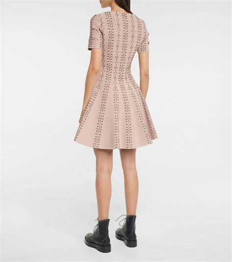 Alaïa Stretch knit jacquard minidress ALAÏA