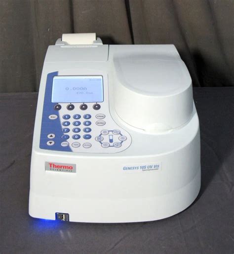 Thermo Scientific Genesys G 10s Uv Vis Spectrophotometer With 6 Place