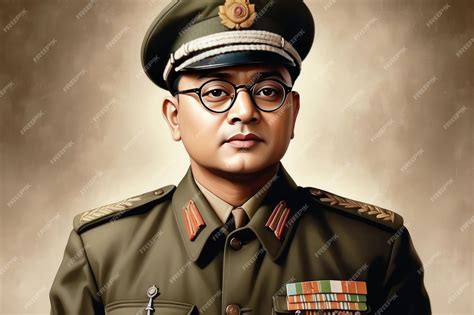 Netaji Subhas Chandra Bose El Boceto De Dibujo De Netaji Subhas Chandra