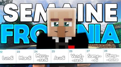 FROZENIA V5 SEMAINE FROZENIA GROS LIVE DEMAIN SERVEUR MINECRAFT