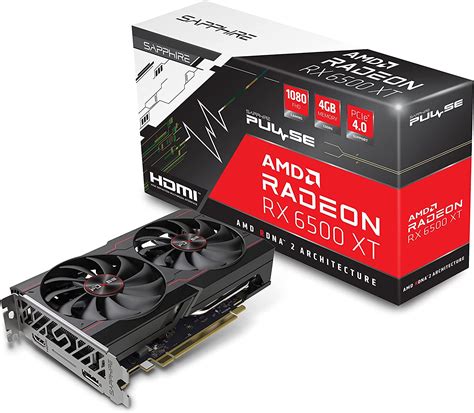 CARD SAPPHIRE PULSE AMD RADEON RX 6500 XT GAMING OC 4GB GDDR6