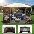 Amazon VEVOR 12x12ft Camping Gazebo Screen Tent 6 Sided Pop Up