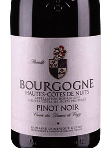 Domaine Antonin Guyon Bourgogne Hautes Côtes de Nuits Pinot Noir