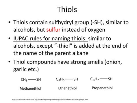 PPT Alcohols Ethers And Thiols PowerPoint Presentation Free