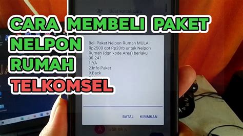 Mengaktifkan Paket Nelpon Rumah Di Telkomsel YouTube