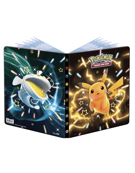 Ultra Pro Binder 9 Pocket Portfolio Pokemon Scarlet And Violet Paldean Fates Black Diamond