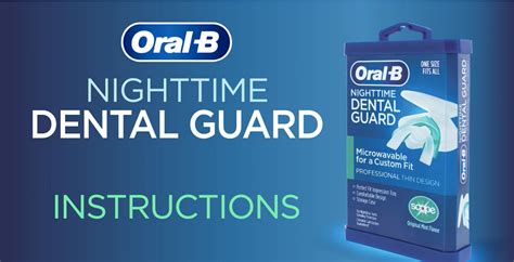 Watch Instructional Video Oral B Nighttime Dental Guard On Amazon Live