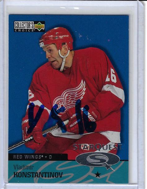 Vladimir Konstantinov 1997 98 Upper Deck Collector S Choice Starquest