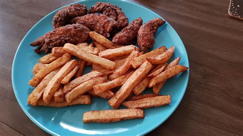 Homemade Fried Chicken And Chips Rfood