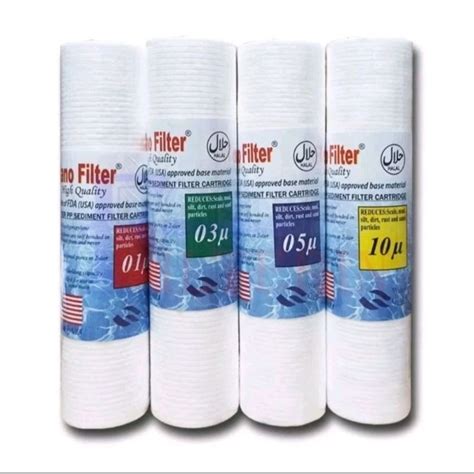 Jual PP Sediment Filter Cartrudge 10 Inci Nano Filter Shopee Indonesia