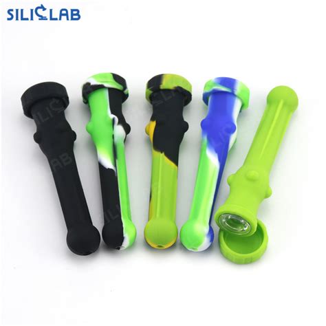 Siliclab Silicone Smoking Pipe One Hitter Smoke Filter For Smoking Cigarette Tobacco China