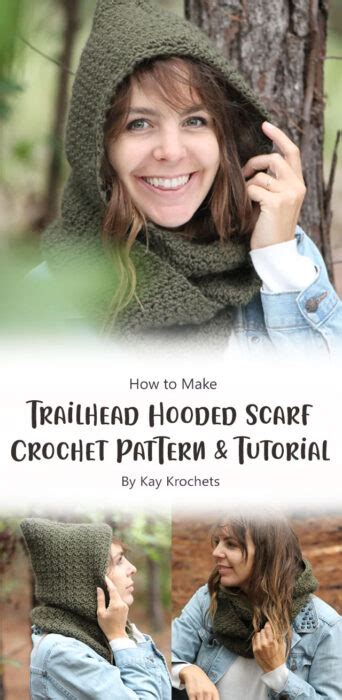 Hooded Scarf Free Crochet Pattern Ideas Stay Cozy In Style