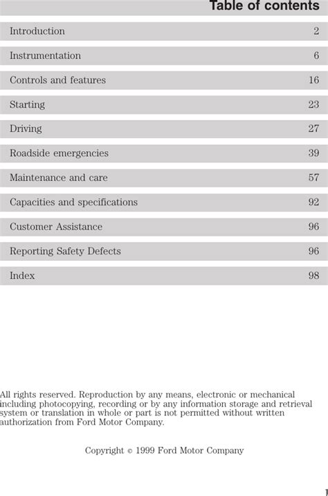 2000 Ford F53 Chassis Manual
