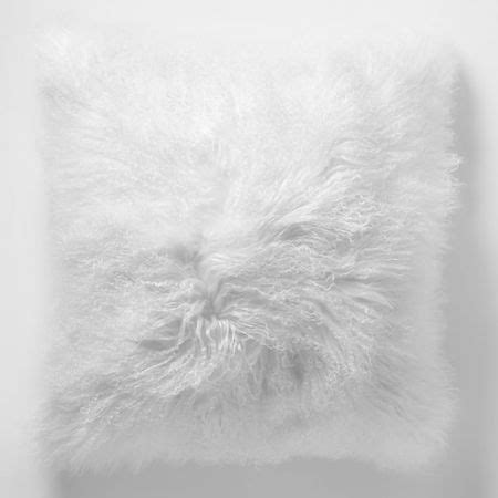 West Elm Mongolian Lamb Pillow Look For Less Mongolian Lamb West Elm