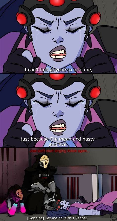 Funny Overwatch Widowmaker And Reaper Comics