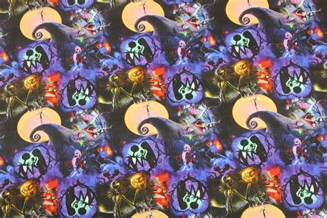 The Nightmare Before Christmas Fabric Cartoon Fabric 100% Cotton Fabric ...